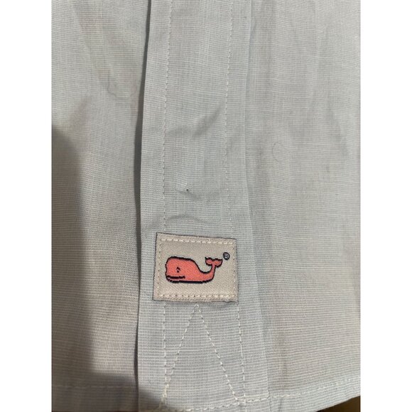 Vineyard Vines Mens Classic Fit Murray Shirt Light Blue Cotton/Spandex Size L - Picture 5 of 12